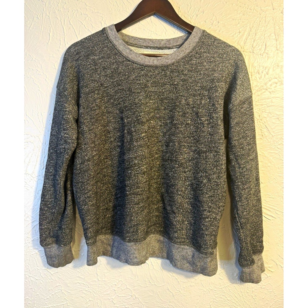 Madewell  Miles Crewneck Pullover Sweatshirt Gray Womens Size S H7122